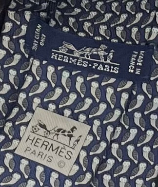 Hermes Silk Tie